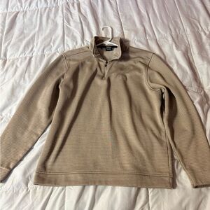 Under Armour Men's Half-Zip Pullover Sweater - Tan